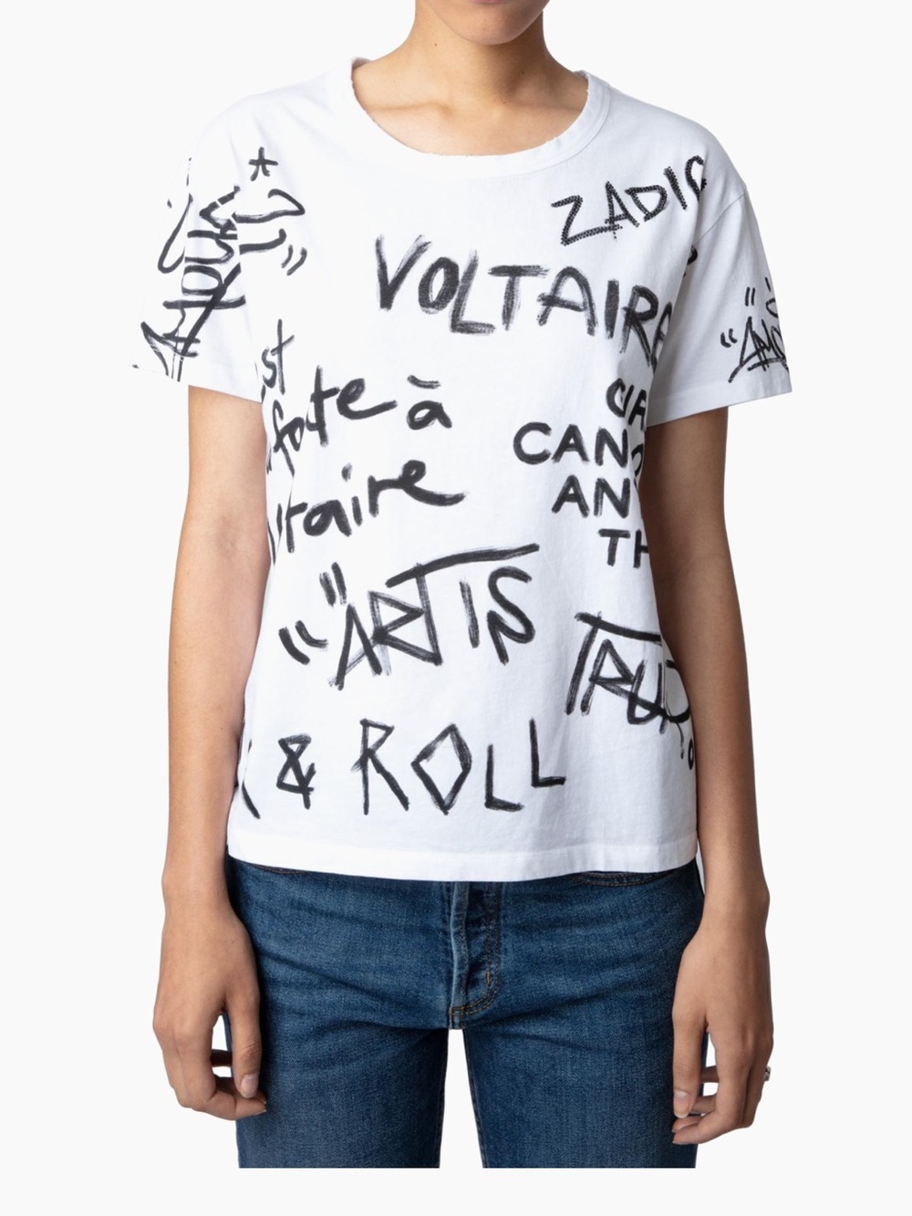 Zadig & Voltaire Marta T-Shirt in Blanc